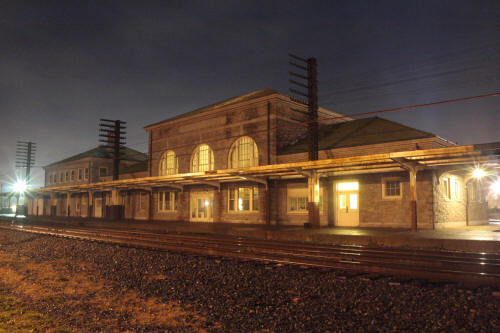 Pottstown Station at night